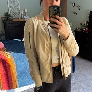 Levi's Women's Beige Bomber Jacket